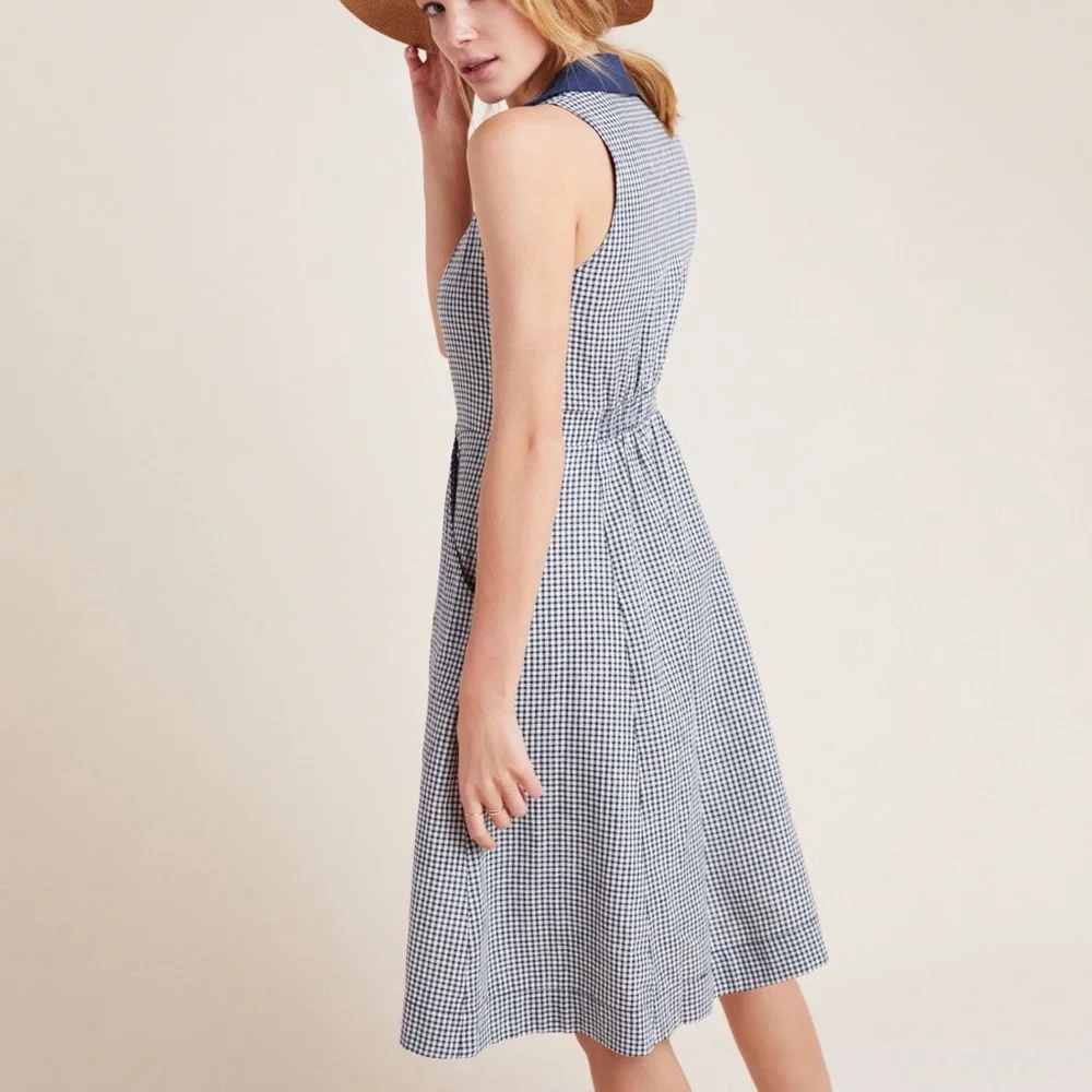 HTF Anthropologie Camellia Collared Dress - Picture 2 of 4